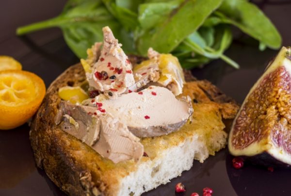 Foie-gras mi-cuit en trilogie - Lassuderie Traiteur